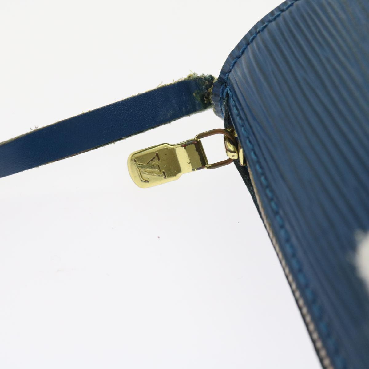 LOUIS VUITTON Epi Soufflot Accessory Pouch Blue LV 56856