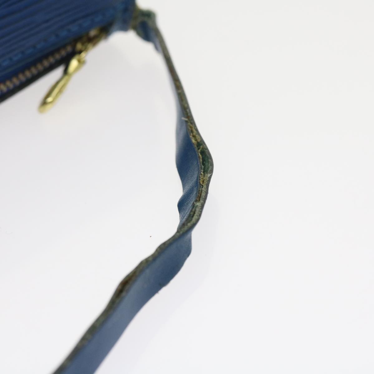 LOUIS VUITTON Epi Soufflot Accessory Pouch Blue LV 56856