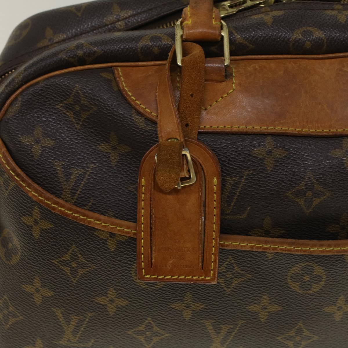 LOUIS VUITTON Monogram Deauville Hand Bag M47270 LV 56864