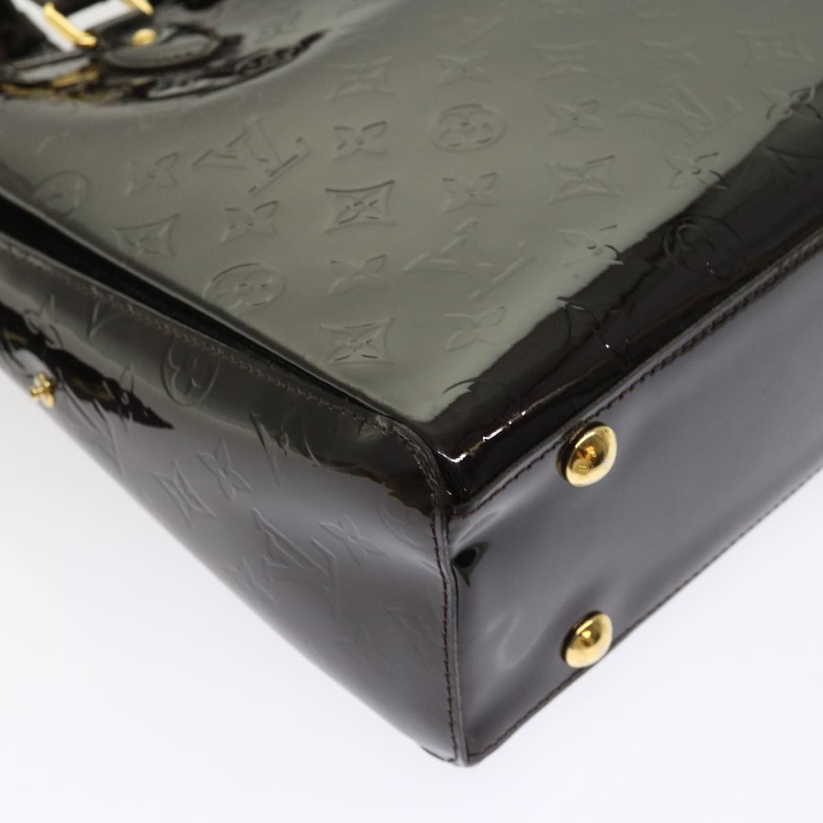 LOUIS VUITTON Monogram Vernis Melrose Avenue Bag Amarante M93757 LV 56868
