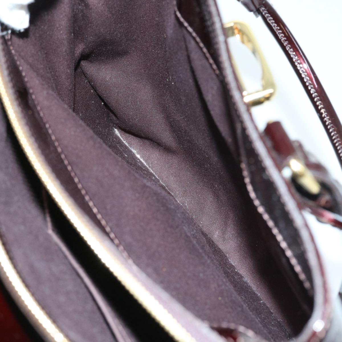 LOUIS VUITTON Monogram Vernis Melrose Avenue Bag Amarante M93757 LV 56868