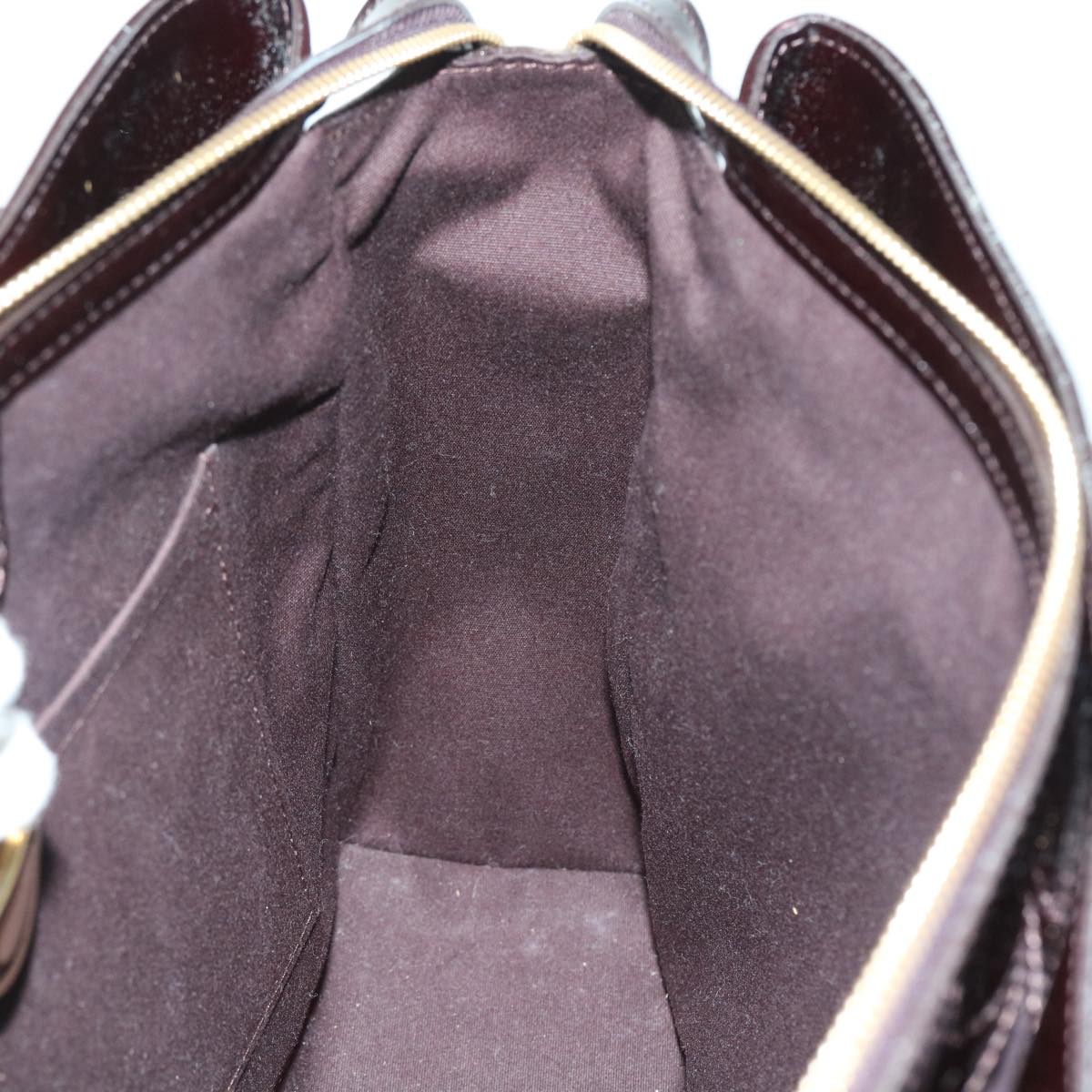 LOUIS VUITTON Monogram Vernis Melrose Avenue Bag Amarante M93757 LV 56868