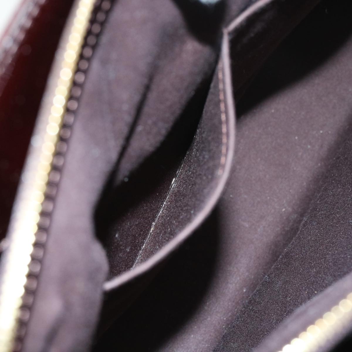 LOUIS VUITTON Monogram Vernis Melrose Avenue Bag Amarante M93757 LV 56868