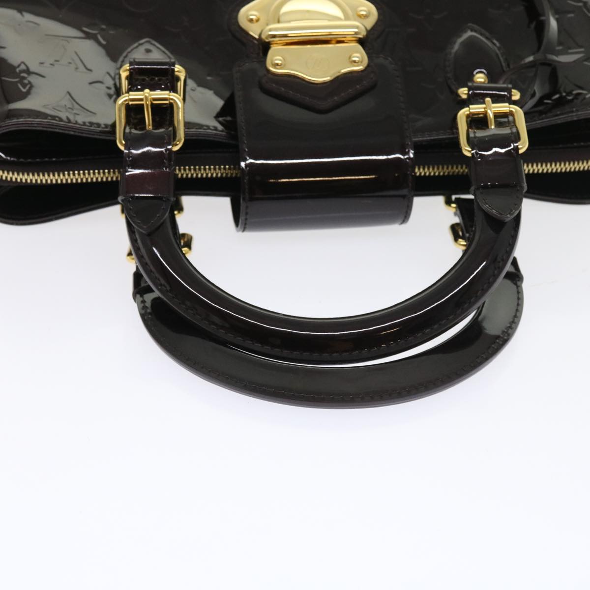 LOUIS VUITTON Monogram Vernis Melrose Avenue Bag Amarante M93757 LV 56868