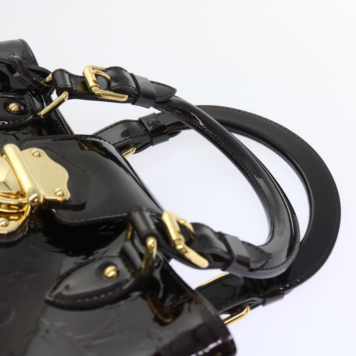 LOUIS VUITTON Monogram Vernis Melrose Avenue Bag Amarante M93757 LV 56868