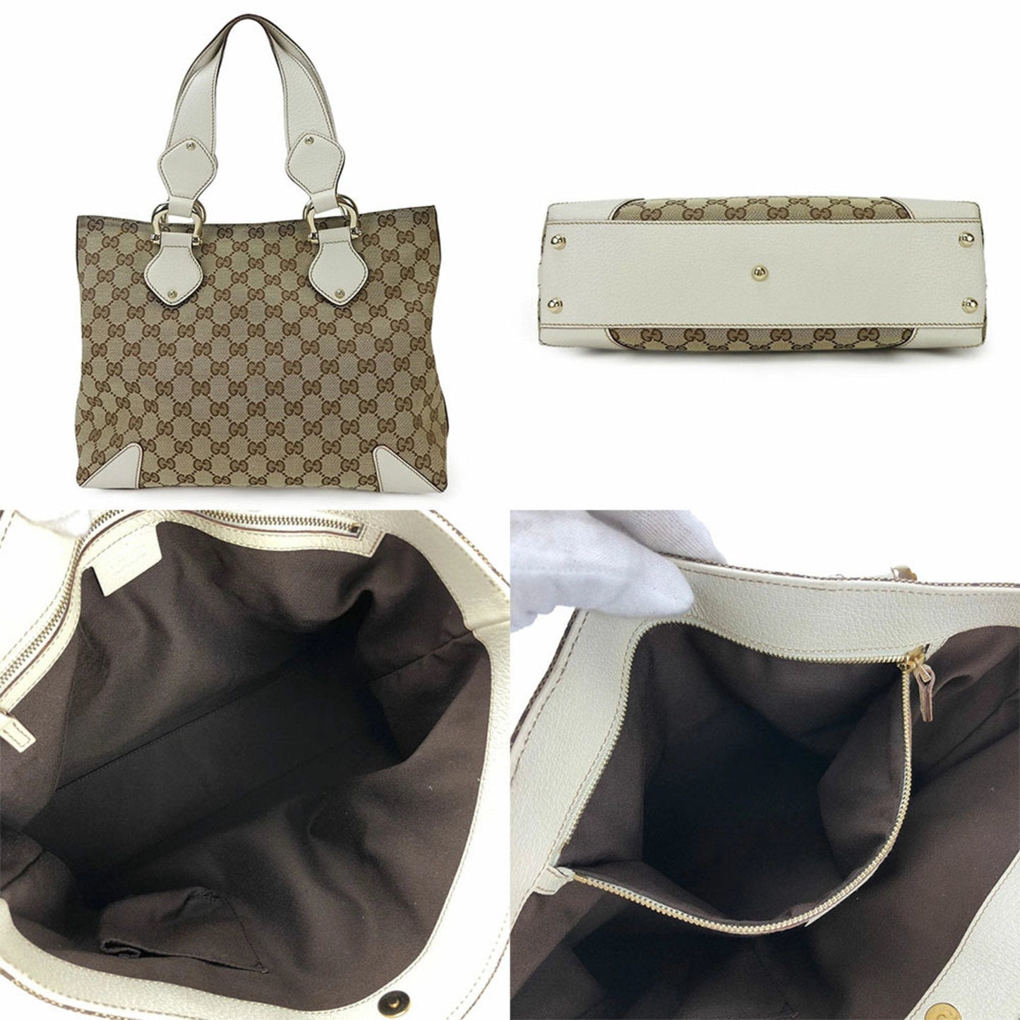 Luxury Gucci Trending 2025 Gg Canvas  Canvas Tote Bag ()
