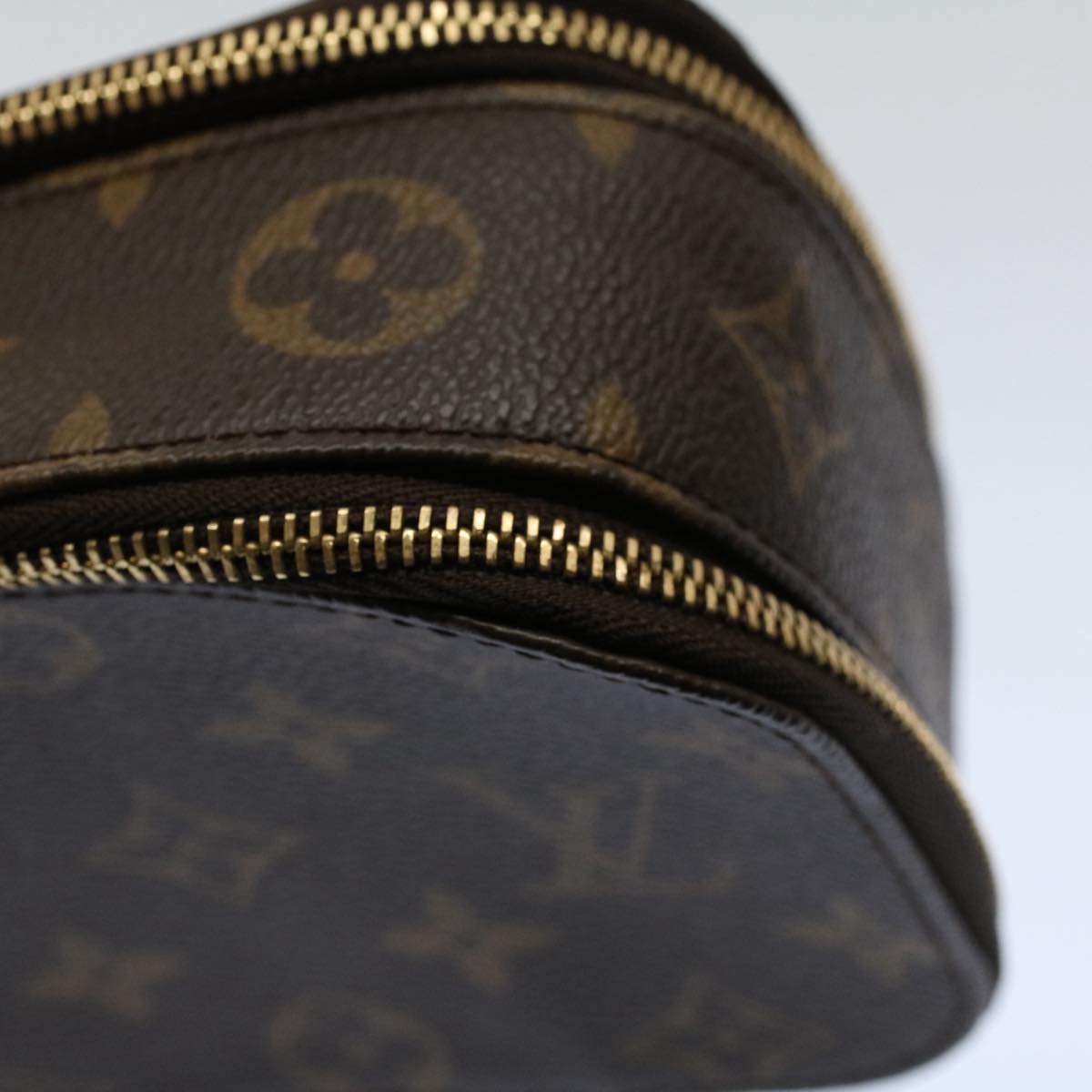 LOUIS VUITTON Monogram Trousse Brush GM Cosmetic Pouch M47505 LV 56915