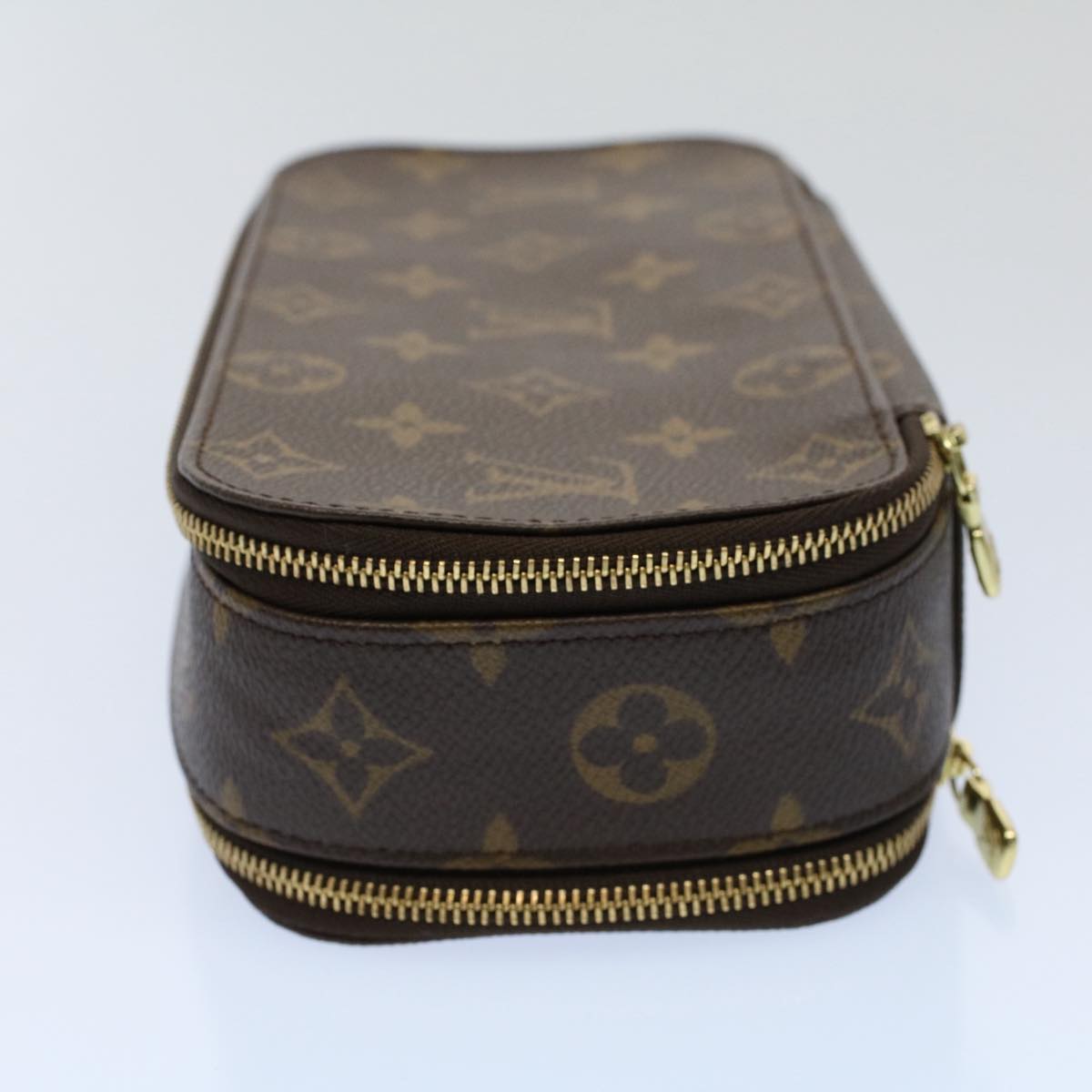 LOUIS VUITTON Monogram Trousse Brush GM Cosmetic Pouch M47505 LV 56915