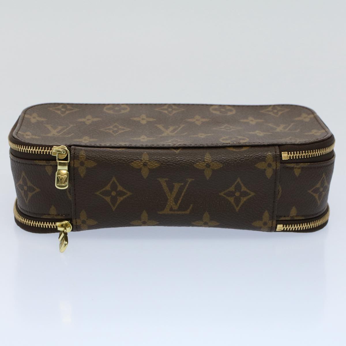 LOUIS VUITTON Monogram Trousse Brush GM Cosmetic Pouch M47505 LV 56915