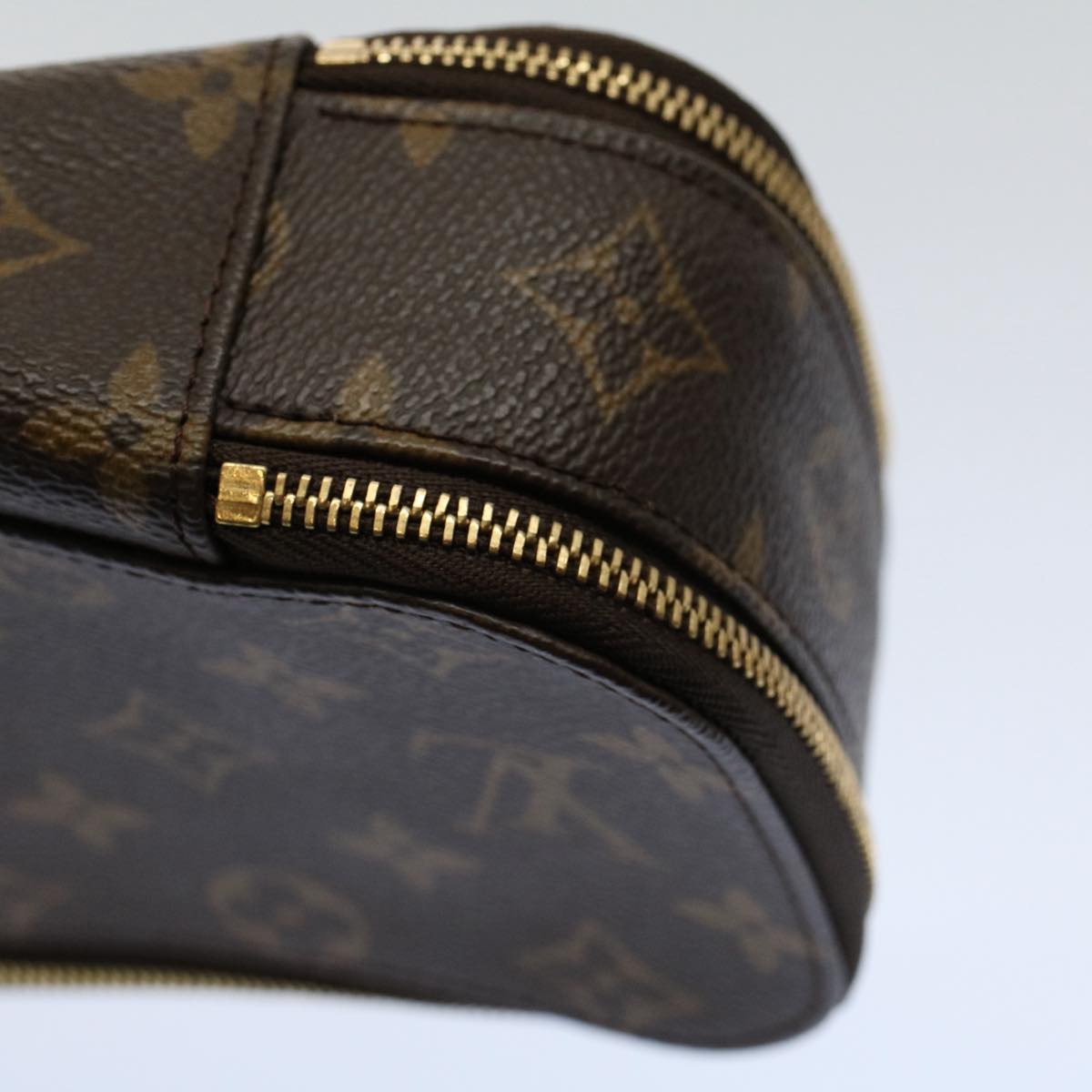 LOUIS VUITTON Monogram Trousse Brush GM Cosmetic Pouch M47505 LV 56915
