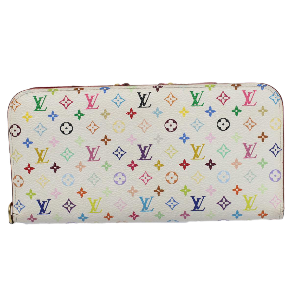 LOUIS VUITTON Multicolor Portefeuille Insolite Wallet White M93753 56920