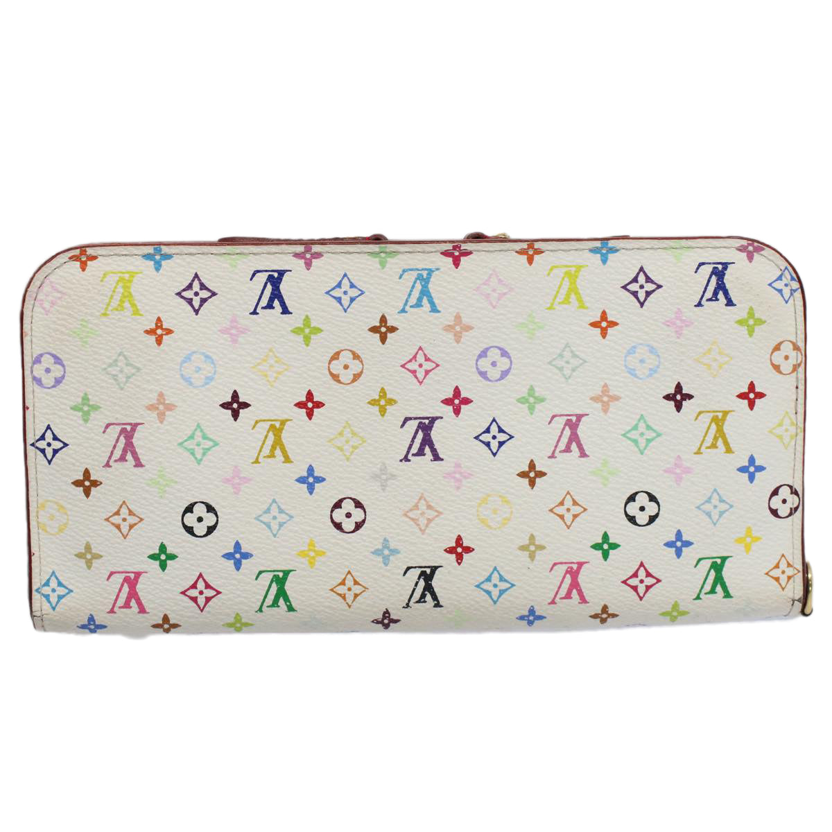 LOUIS VUITTON Multicolor Portefeuille Insolite Wallet White M93753 56920
