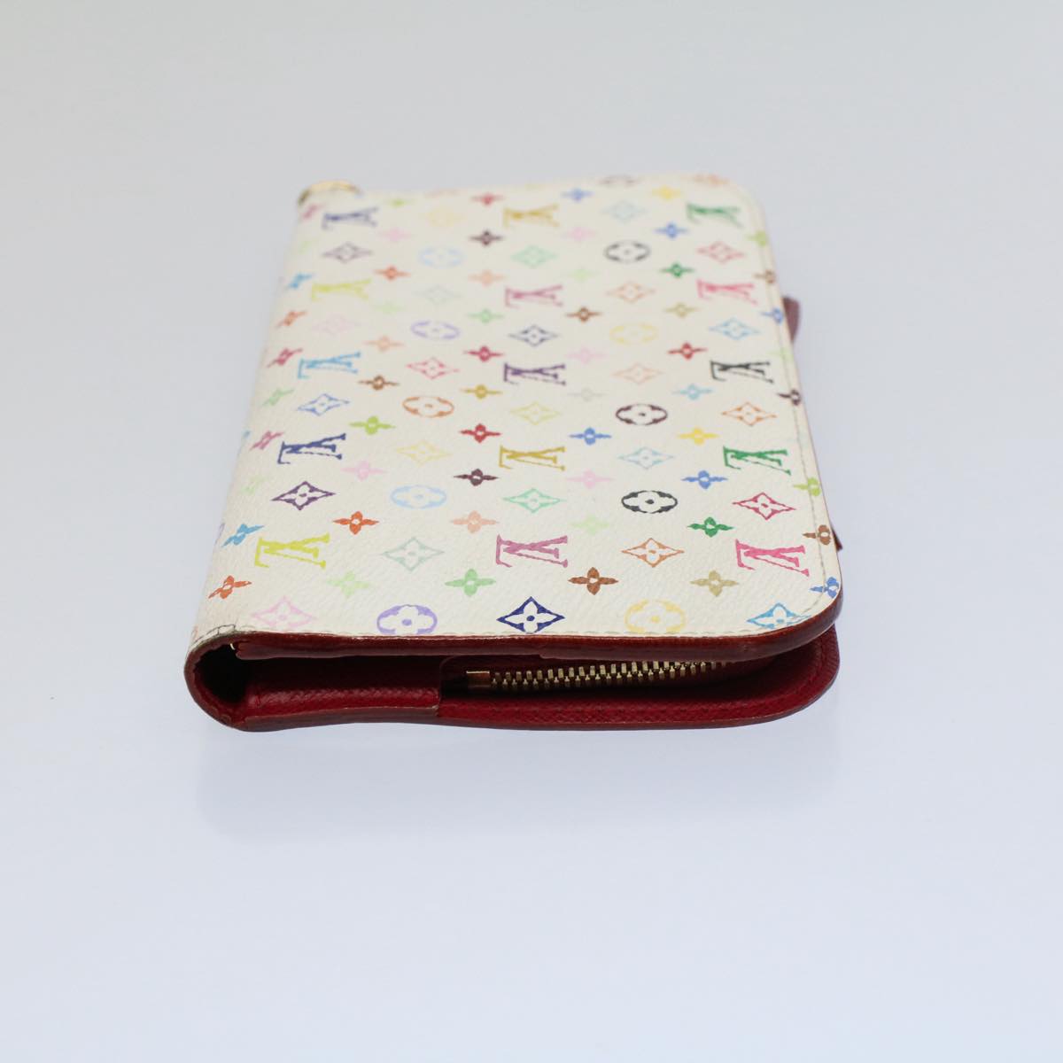 LOUIS VUITTON Multicolor Portefeuille Insolite Wallet White M93753 56920