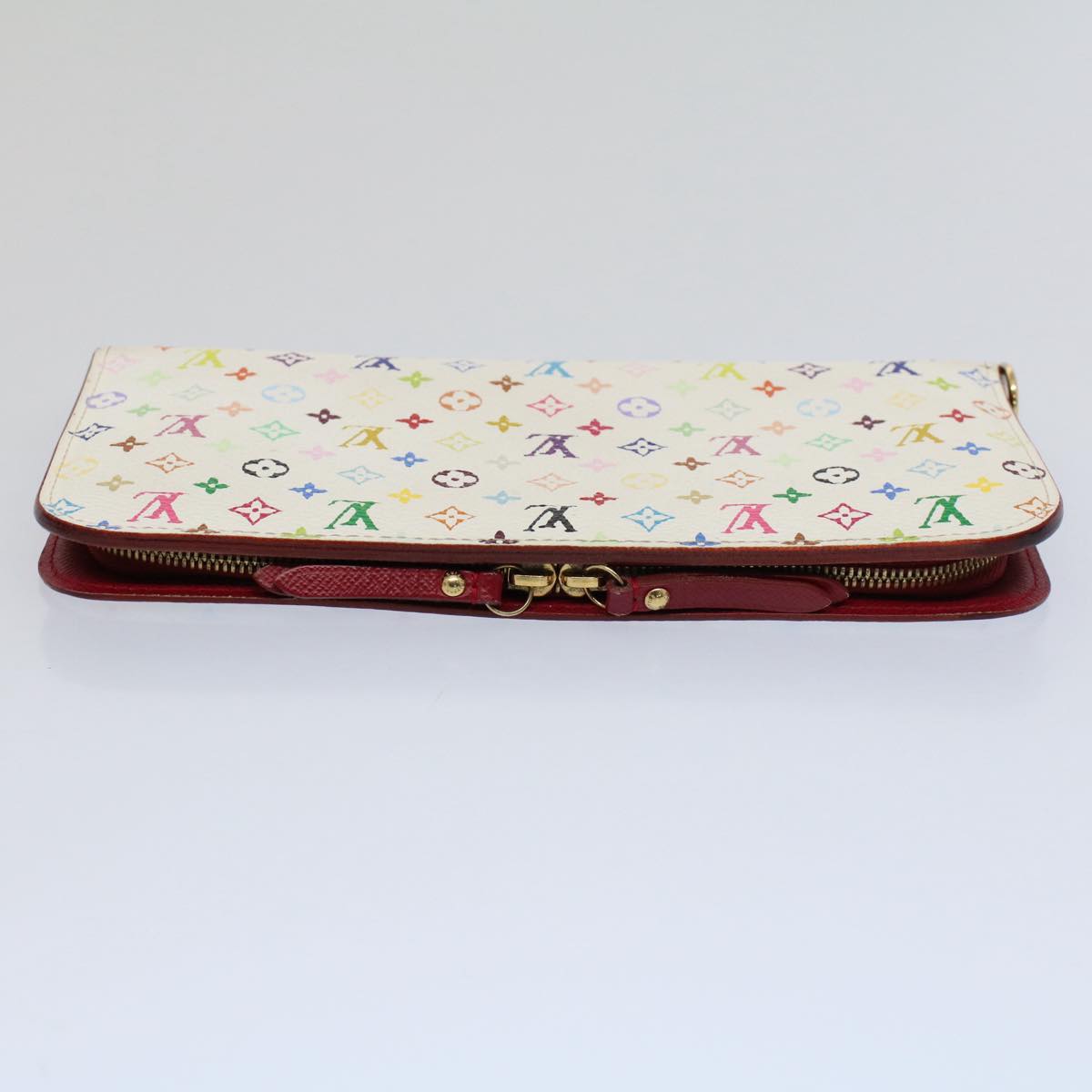LOUIS VUITTON Multicolor Portefeuille Insolite Wallet White M93753 56920