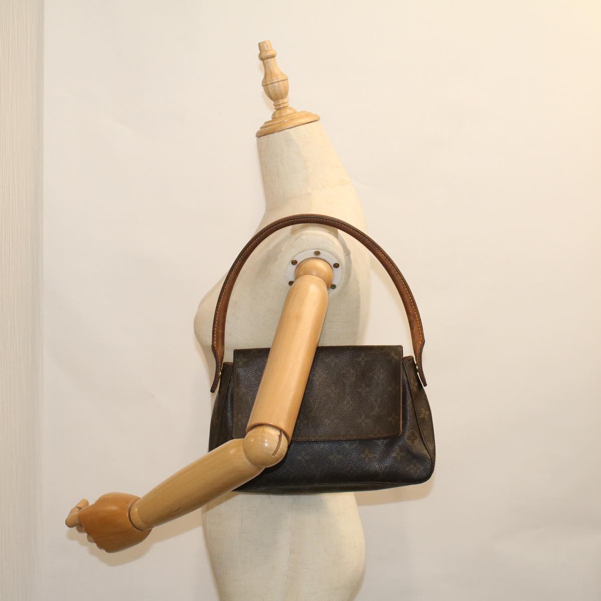 LOUIS VUITTON Monogram Mini Looping Shoulder Bag M51147 LV 56949