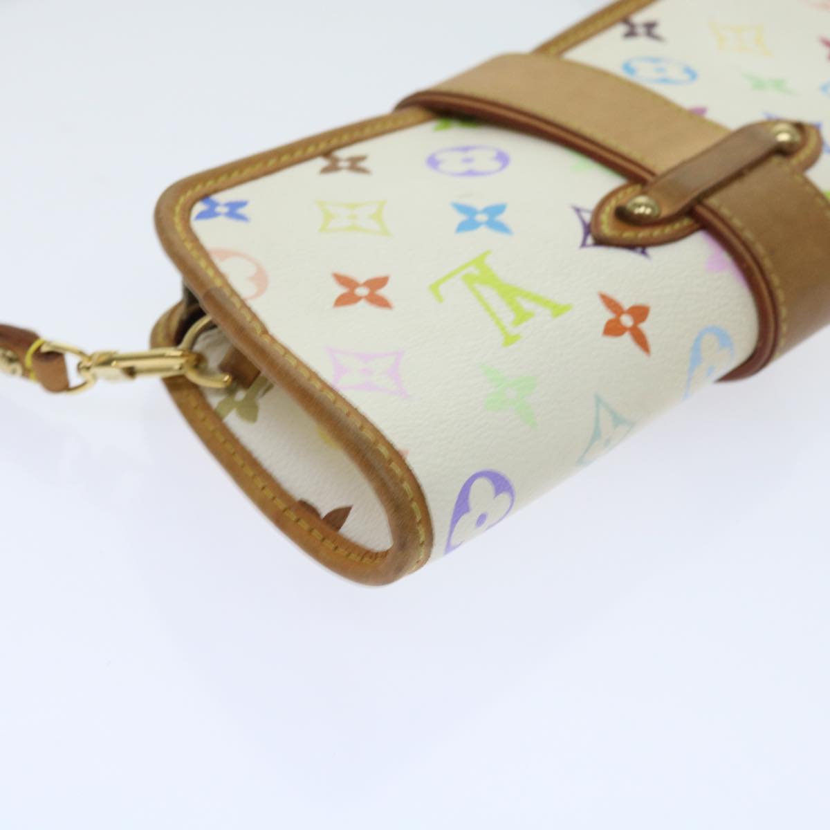 LOUIS VUITTON Monogram Multicolor Shirley Shoulder Bag White M40049 56953