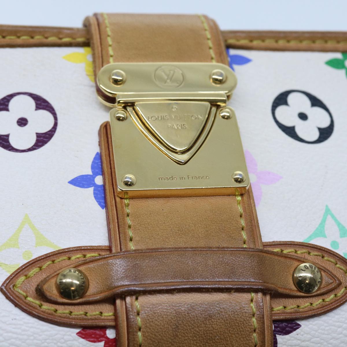 LOUIS VUITTON Monogram Multicolor Shirley Shoulder Bag White M40049 56953
