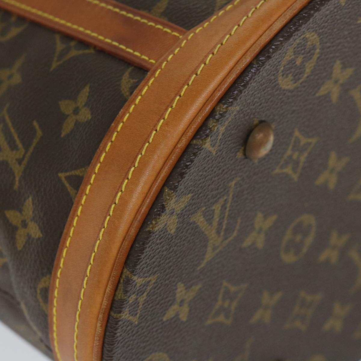 LOUIS VUITTON Monogram Bucket GM Shoulder Bag M42236 LV 56965