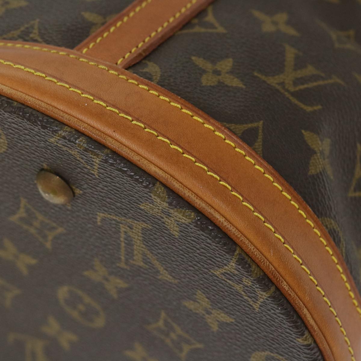 LOUIS VUITTON Monogram Bucket GM Shoulder Bag M42236 LV 56965