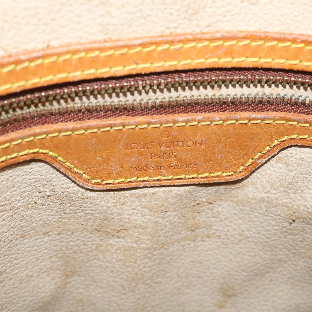 LOUIS VUITTON Monogram Bucket GM Shoulder Bag M42236 LV 56965