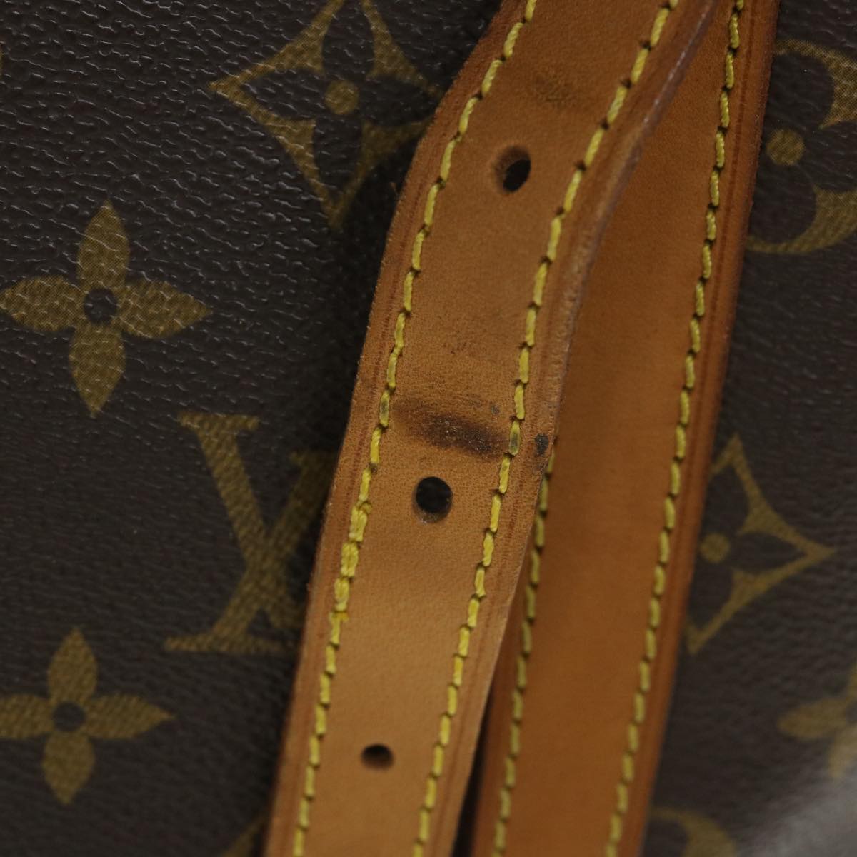 LOUIS VUITTON Monogram Bucket GM Shoulder Bag M42236 LV 56968