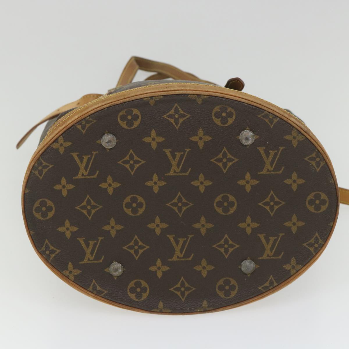 LOUIS VUITTON Monogram Bucket GM Shoulder Bag M42236 LV 56968