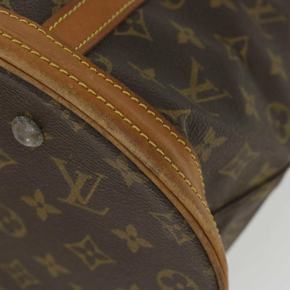LOUIS VUITTON Monogram Bucket GM Shoulder Bag M42236 LV 56968