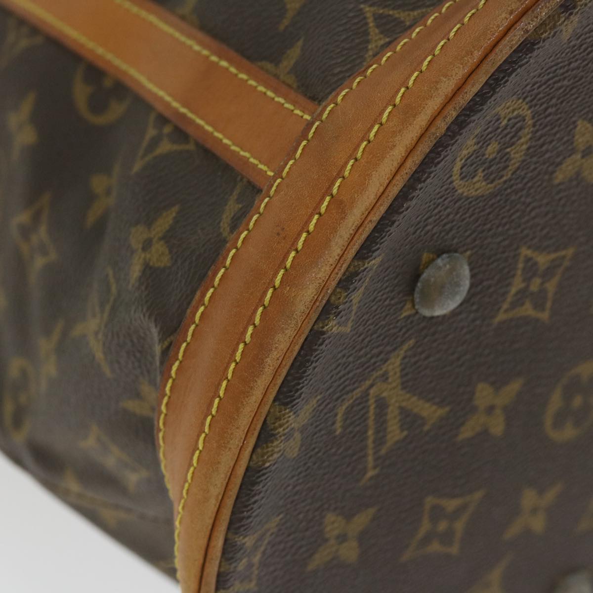 LOUIS VUITTON Monogram Bucket GM Shoulder Bag M42236 LV 56968