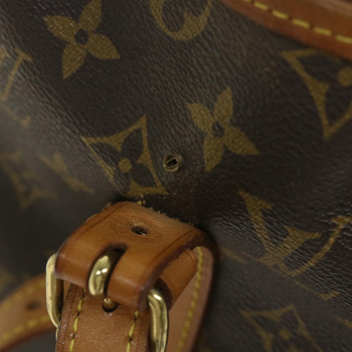 LOUIS VUITTON Monogram Bucket GM Shoulder Bag M42236 LV 56968