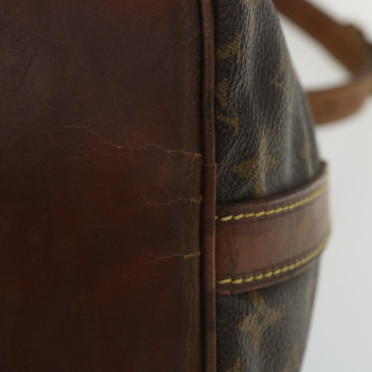 LOUIS VUITTON Monogram Petit Noe Shoulder Bag M42226 LV 56975