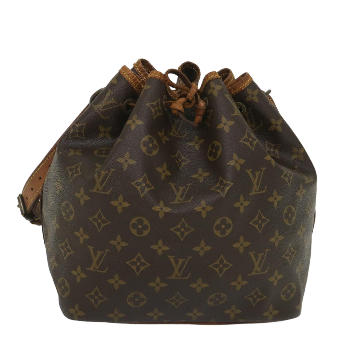 LOUIS VUITTON Monogram Petit Noe Shoulder Bag M42226 LV 56975
