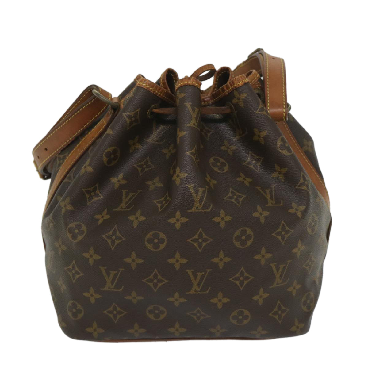 LOUIS VUITTON Monogram Petit Noe Shoulder Bag M42226 LV 56975