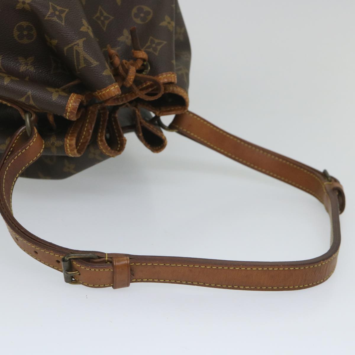 LOUIS VUITTON Monogram Petit Noe Shoulder Bag M42226 LV 56975