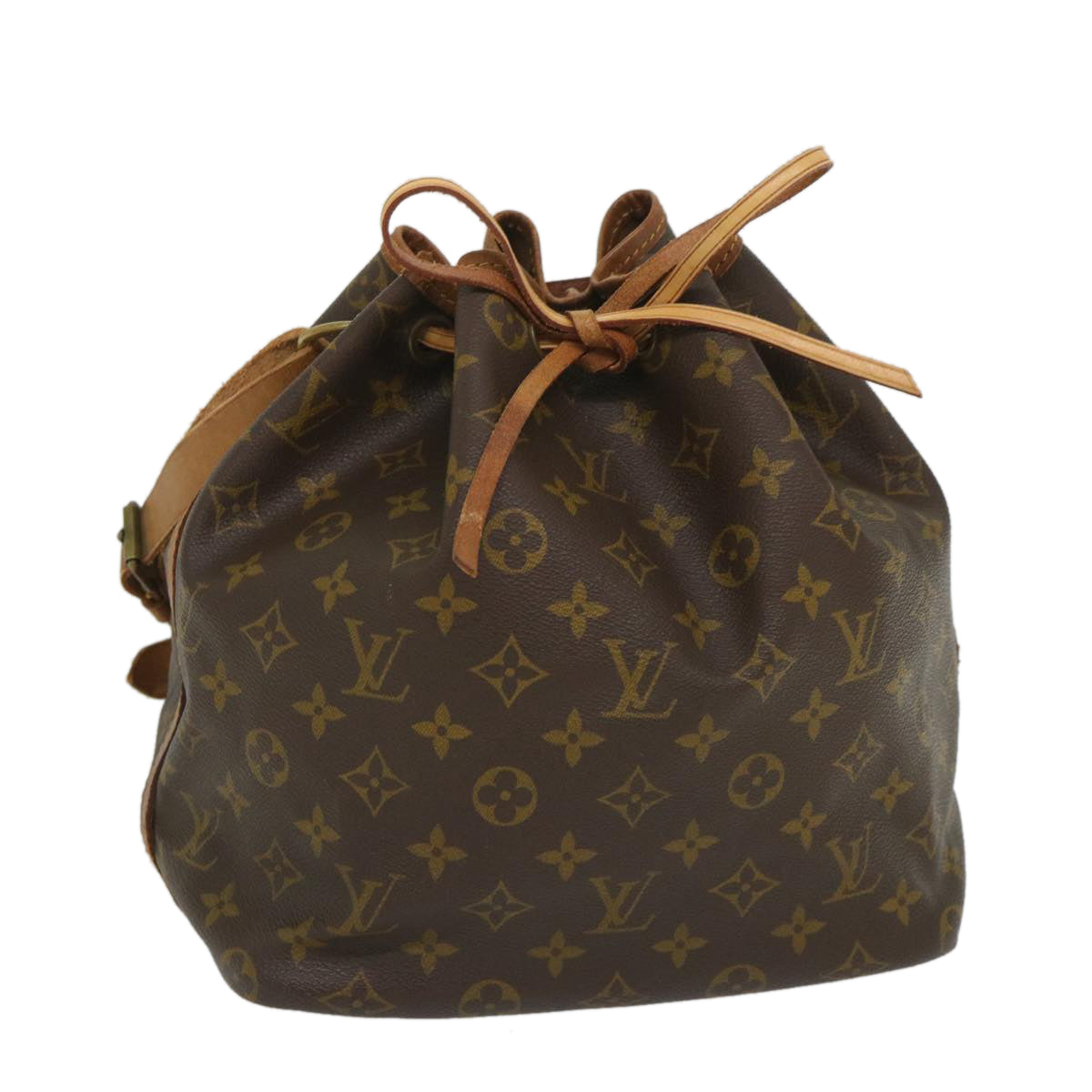LOUIS VUITTON Monogram Petit Noe Shoulder Bag M42226 LV 56976