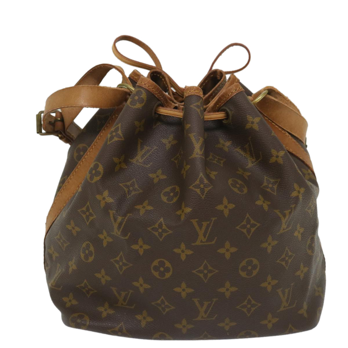 LOUIS VUITTON Monogram Petit Noe Shoulder Bag M42226 LV 56976