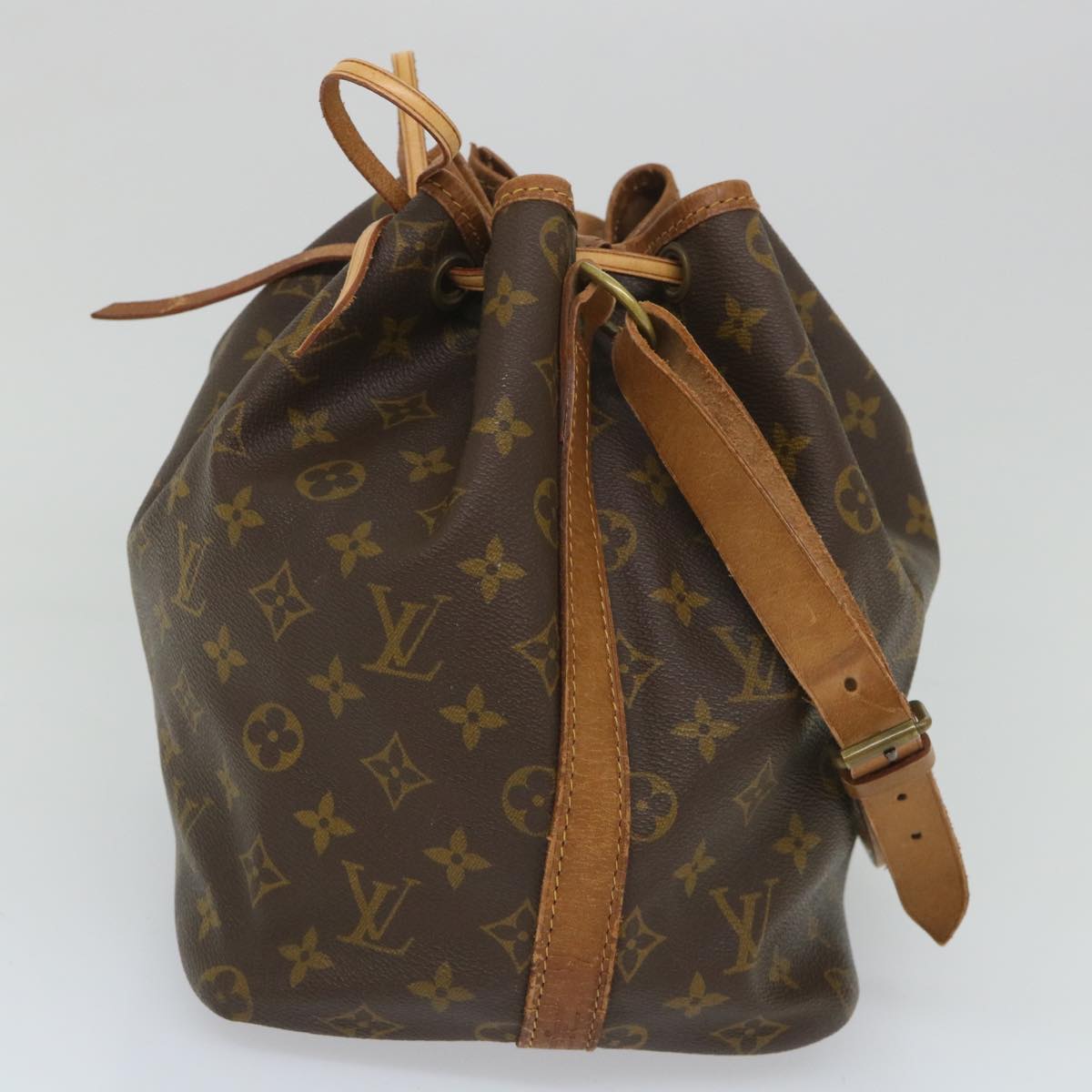 LOUIS VUITTON Monogram Petit Noe Shoulder Bag M42226 LV 56976