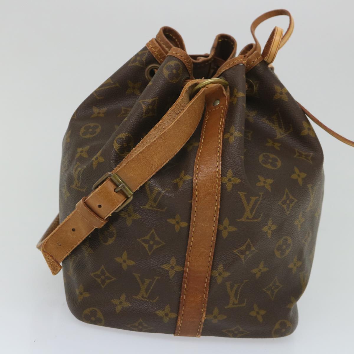 LOUIS VUITTON Monogram Petit Noe Shoulder Bag M42226 LV 56976