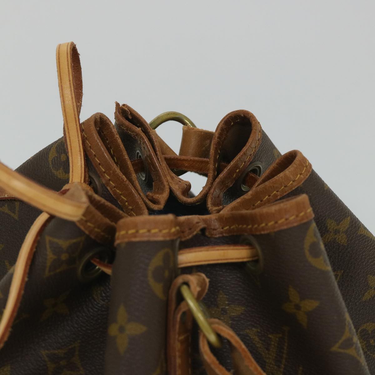 LOUIS VUITTON Monogram Petit Noe Shoulder Bag M42226 LV 56976