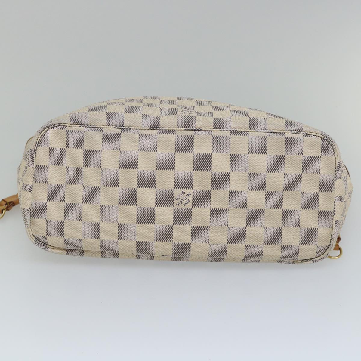 LOUIS VUITTON Damier Azur Neverfull PM Tote Bag N41362 LV 56980