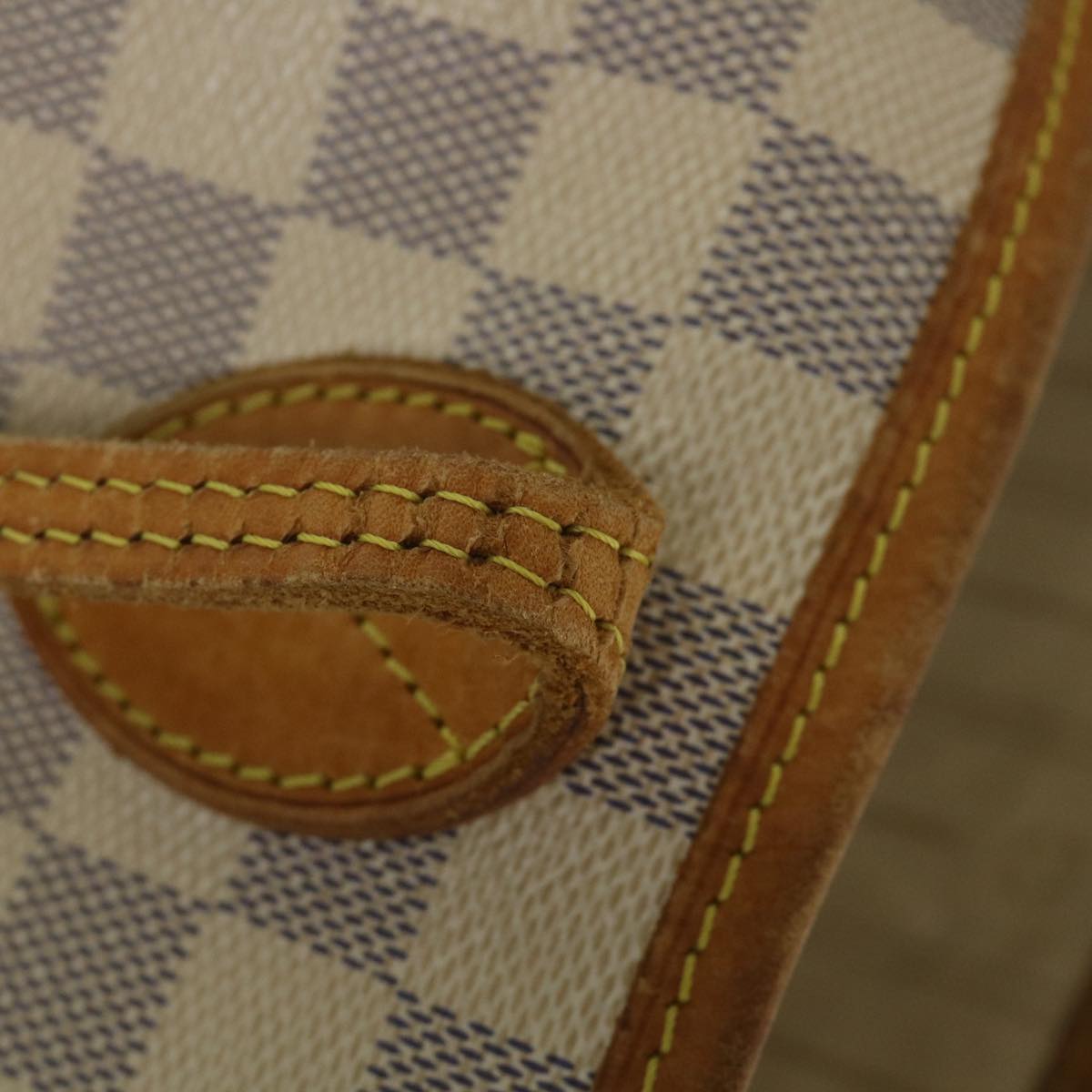 LOUIS VUITTON Damier Azur Neverfull MM Tote Bag N41605 LV 56982
