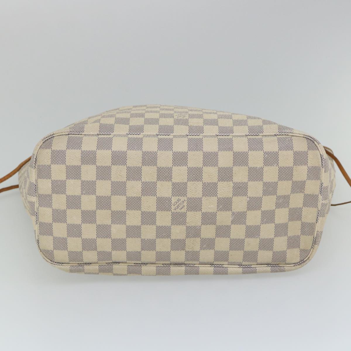 LOUIS VUITTON Damier Azur Neverfull MM Tote Bag N41605 LV 56982