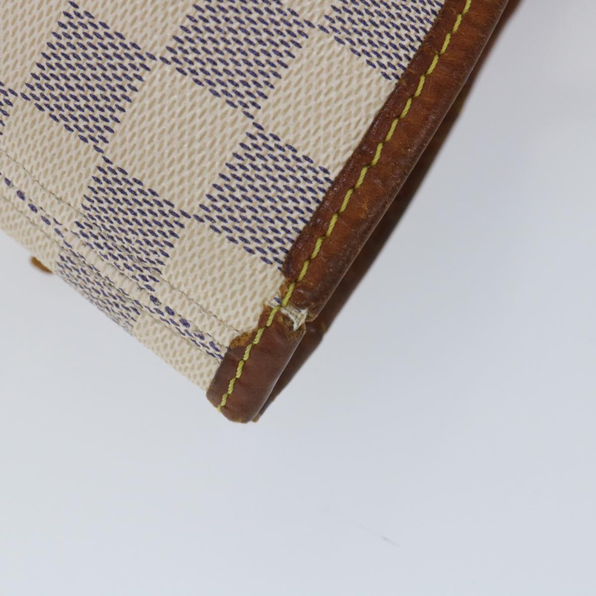 LOUIS VUITTON Damier Azur Neverfull MM Tote Bag N41605 LV 56983