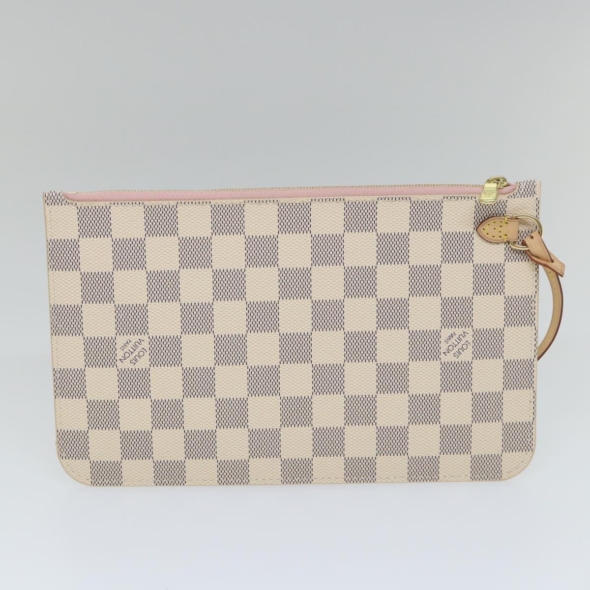 LOUIS VUITTON Damier Azur Neverfull MM Tote Bag N41605 LV 56984