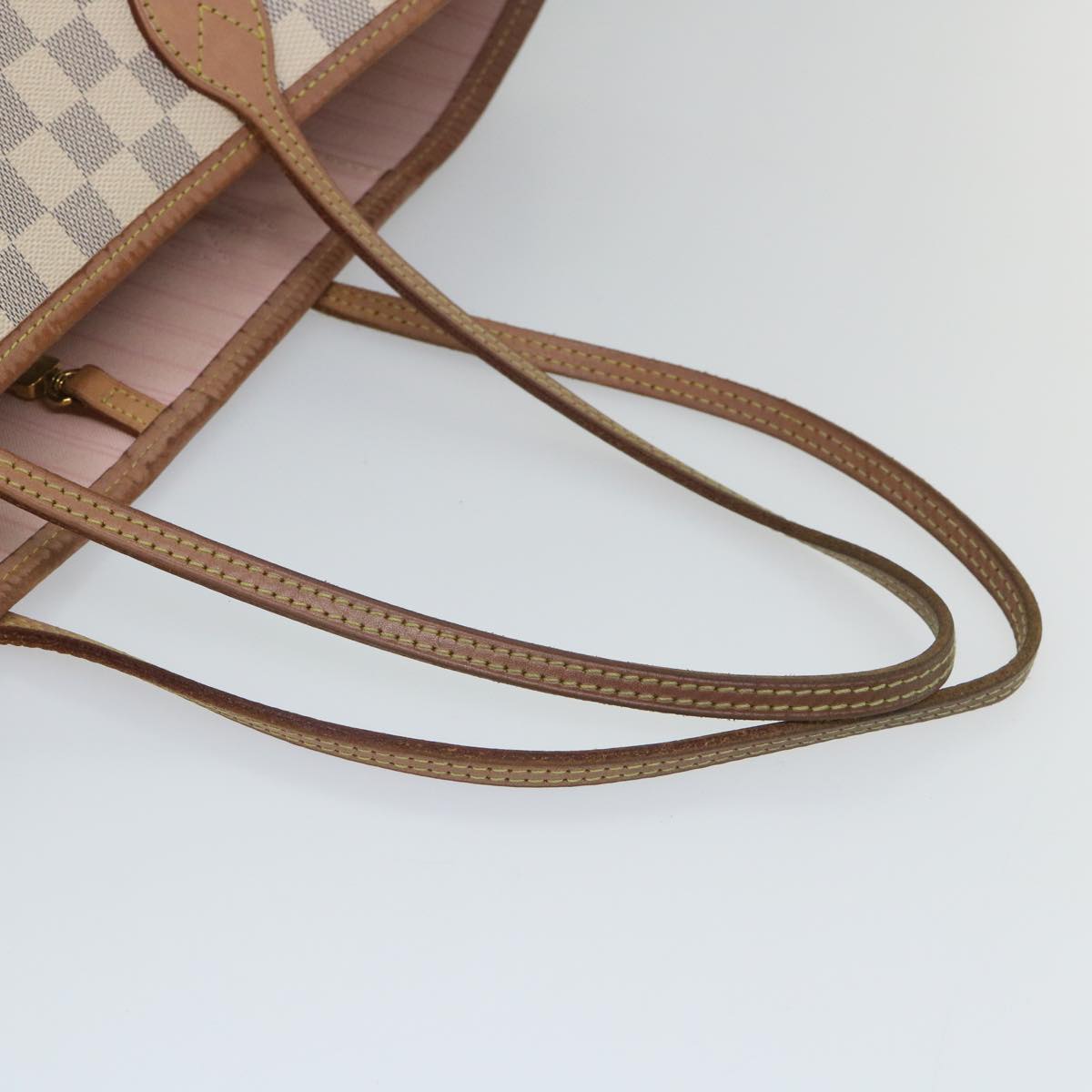 LOUIS VUITTON Damier Azur Neverfull MM Tote Bag N41605 LV 56984