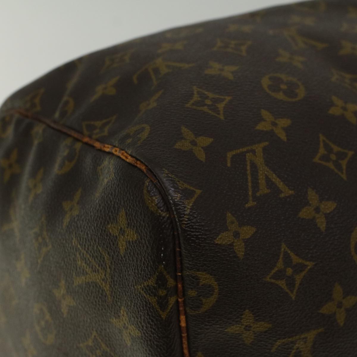 LOUIS VUITTON Monogram Keepall 55 Boston Bag M41424 LV 56989