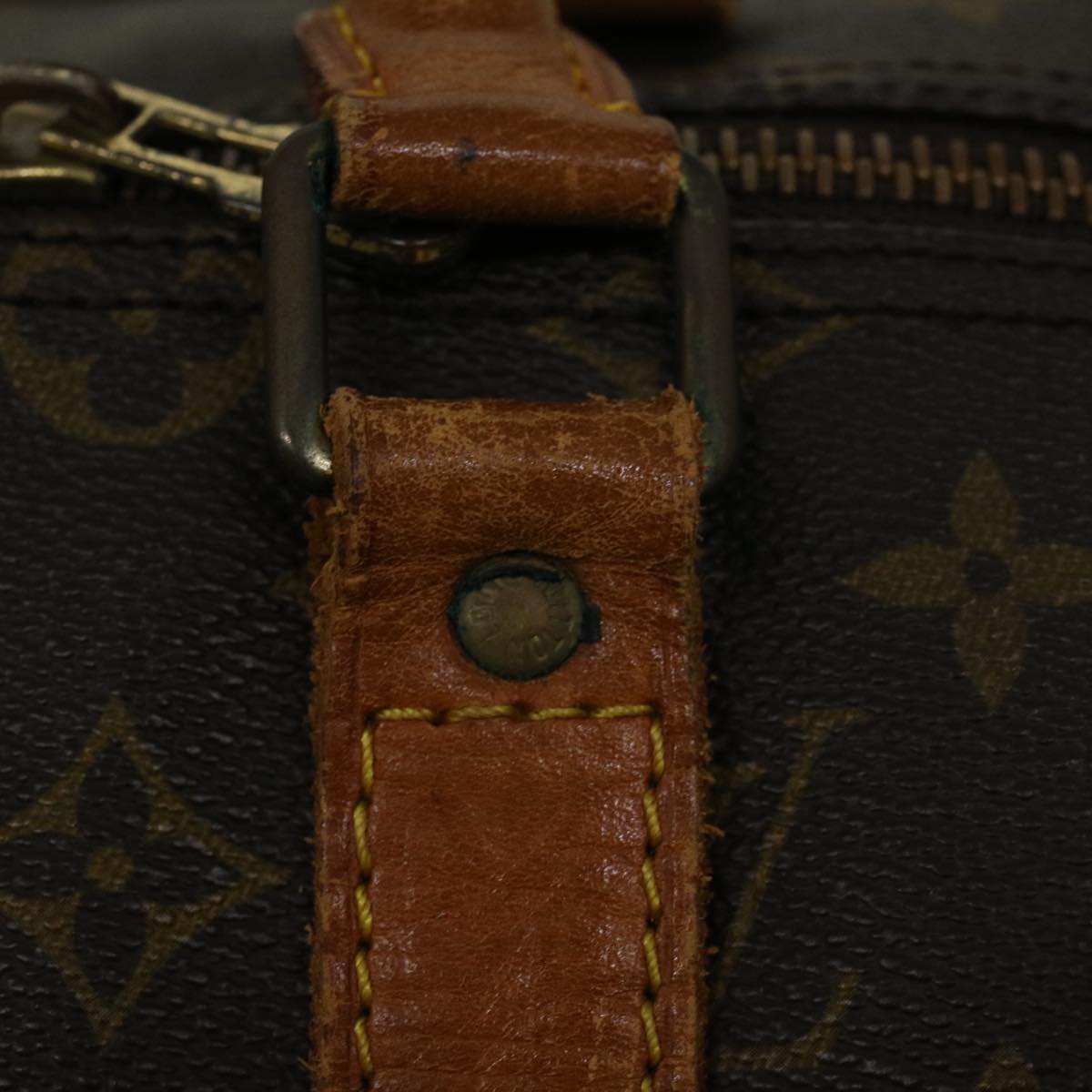 LOUIS VUITTON Monogram Keepall 55 Boston Bag M41424 LV 56989