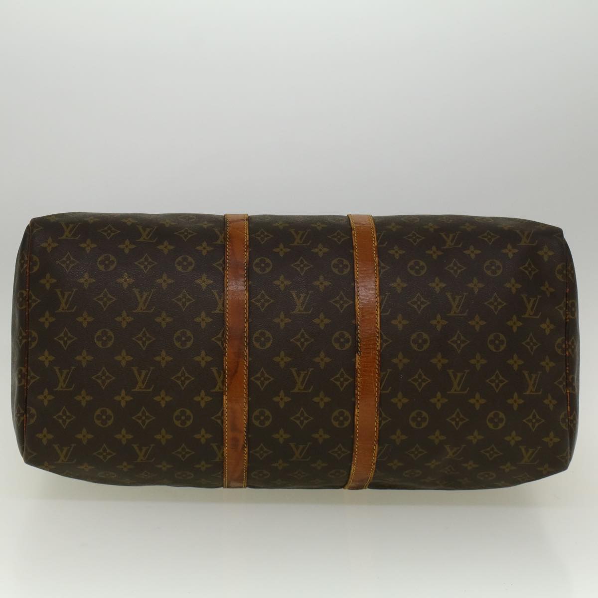 LOUIS VUITTON Monogram Keepall 55 Boston Bag M41424 LV 56989