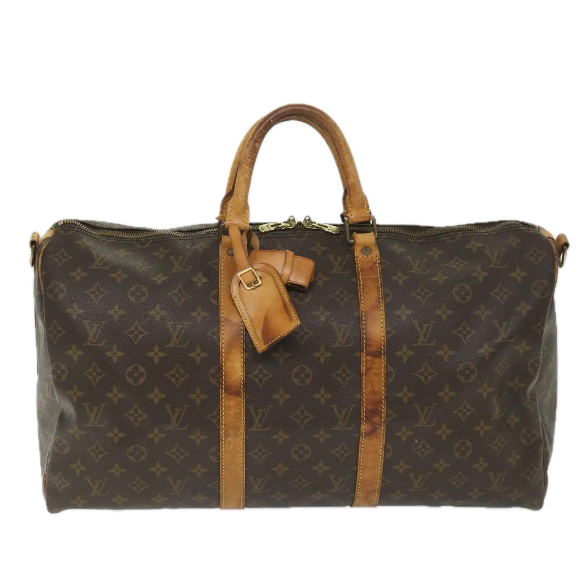LOUIS VUITTON Monogram Keepall Bandouliere 50 Boston Bag M41416 LV 56994