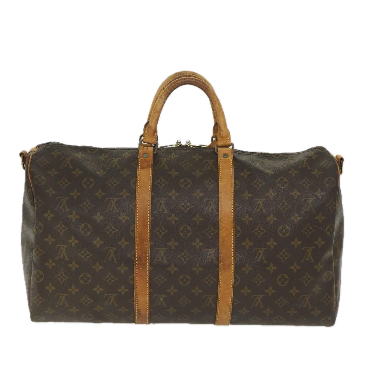 LOUIS VUITTON Monogram Keepall Bandouliere 50 Boston Bag M41416 LV 56994