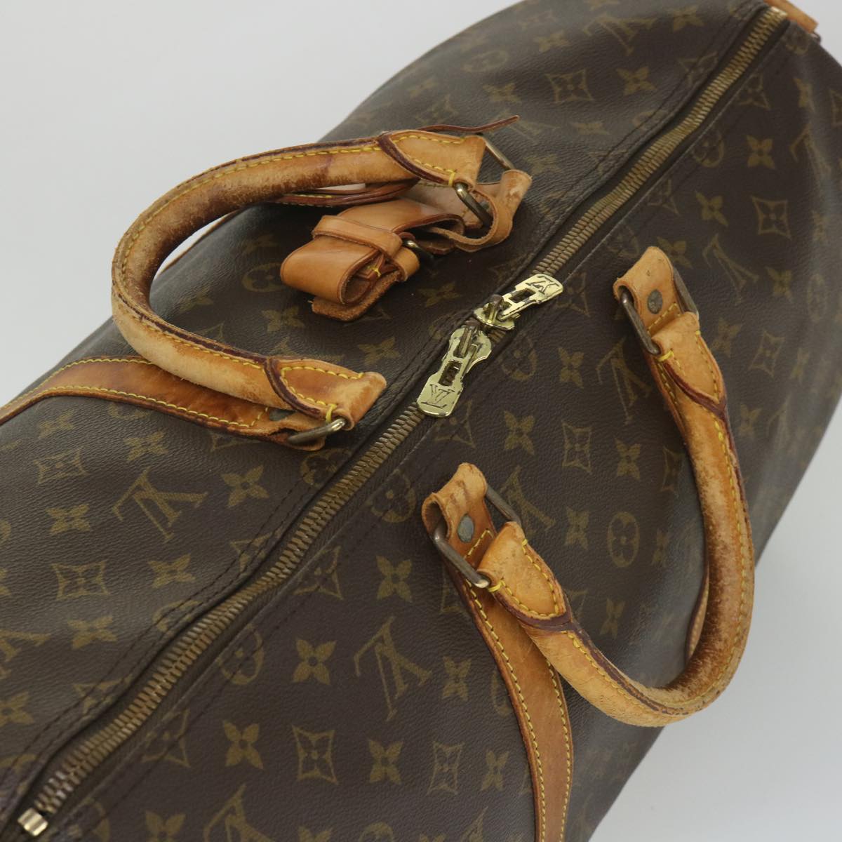 LOUIS VUITTON Monogram Keepall Bandouliere 50 Boston Bag M41416 LV 56994